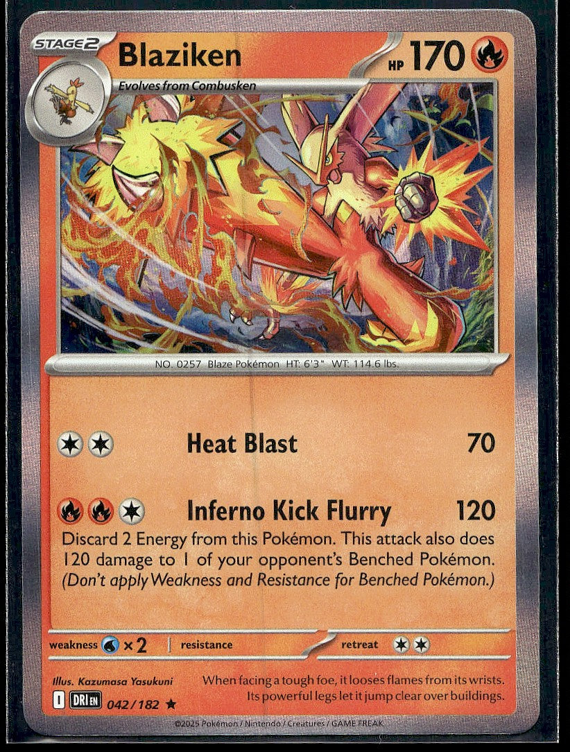 Blaziken - 042/182 SV10: Destined Rivals Holo LP