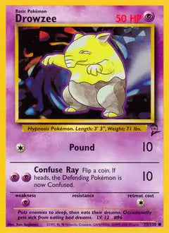 Drowzee 073/130 Base Set 2