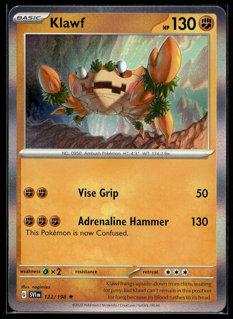 Klawf - 122/198 SV01: Scarlet & Violet Base Set Holo LP