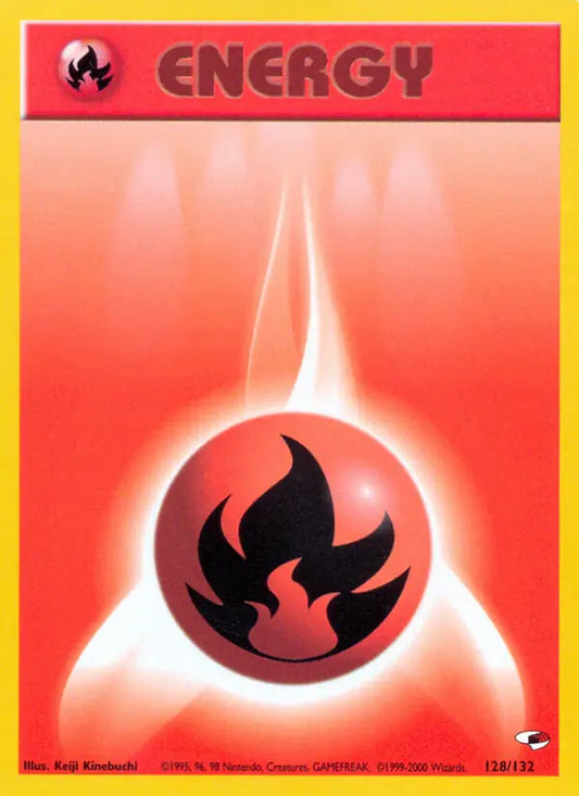 Fire Energy 128/132 Gym Heroes [Unlimited]