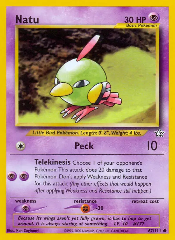 Natu 067/111 Neo Genesis [Unlimited]