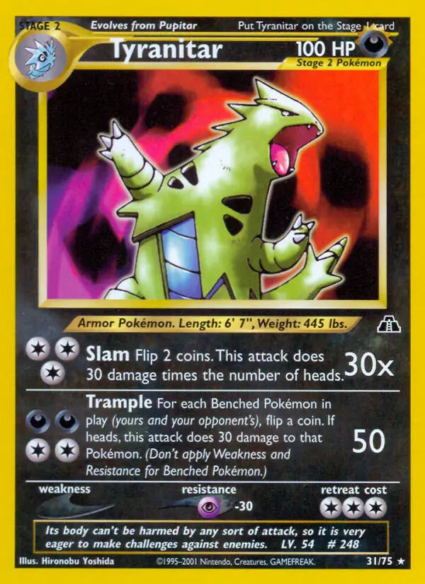 Tyranitar 31/75 Neo Discovery [Unlimited]