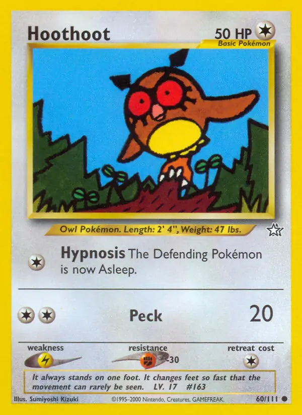 Hoothoot 060/111 Neo Genesis [Unlimited]