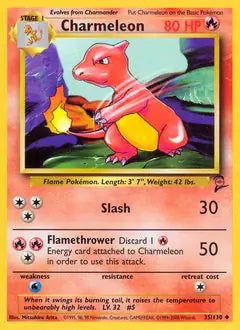 Charmeleon 035/130 Base Set 2