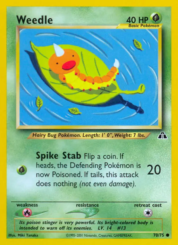 Weedle 70/75 Neo Discovery [Unlimited]