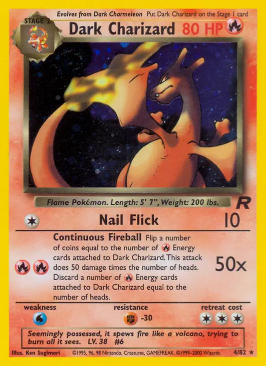 Dark Charizard (4) 04/82 Team Rocket