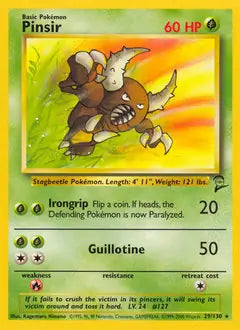 Pinsir 029/130 Base Set 2