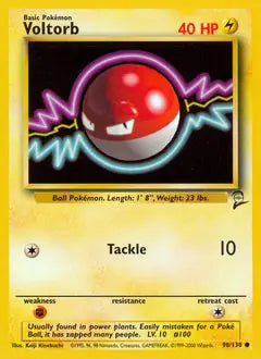 Voltorb 098/130 Base Set 2