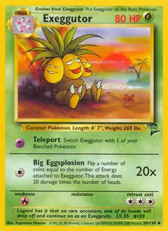 Exeggutor 039/130 Base Set 2