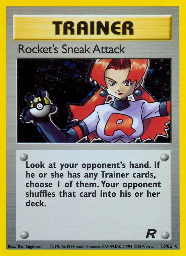 Rocket's Sneak Attack (16) 16/82 Team Rocket